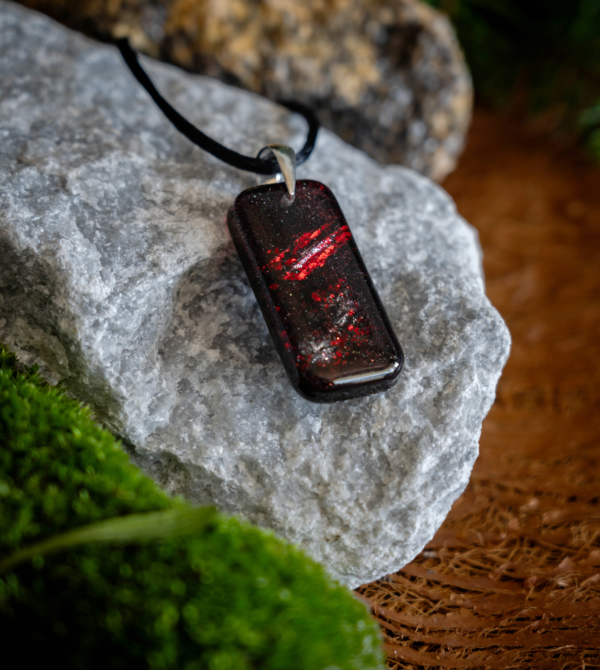 Wisiorek Tarcza Pył Czarnego Dębu Red Star Dust ZILVANO — 6